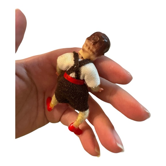 Vintage Caco Dollhouse German Doll Flexible Thread - Picture 3 of 3